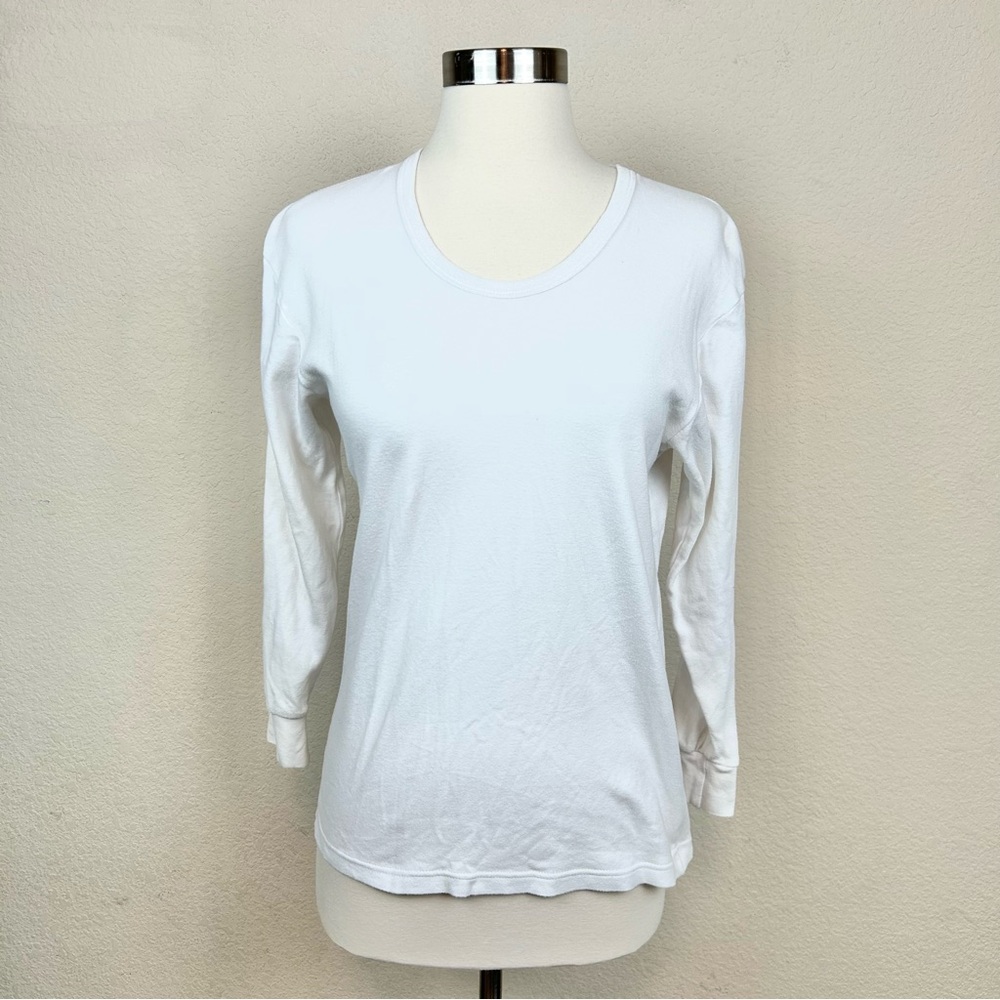 Pierre Balmain White Long Sleeve Top